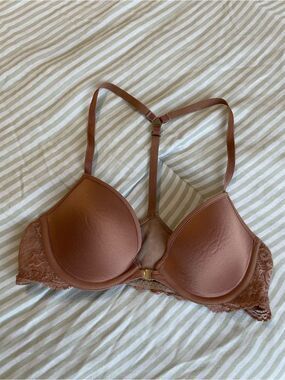 Third Love Classic Lace Racerback 32B 1/2 Dusty Tan